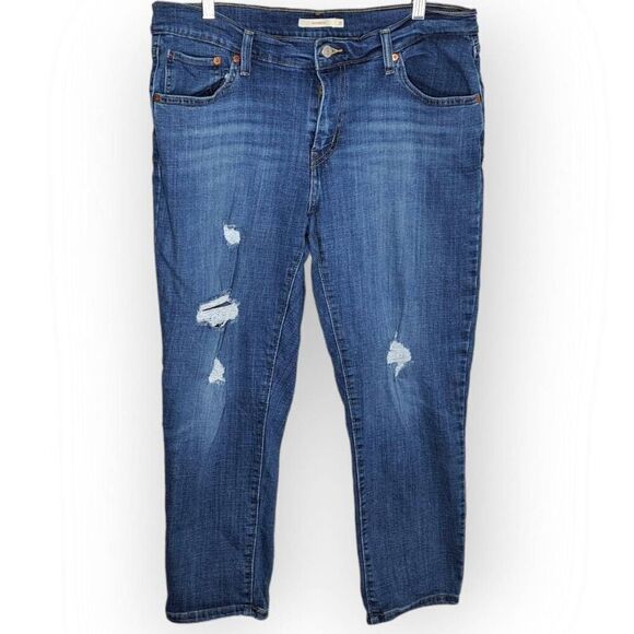 Levi's Women's Boyfriend Mid Rise Jeans size 31 - Picture 1 of 6